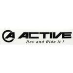 ロゴステッカー ヌキ/BLK文字 ACTIVE(アクティブ)