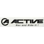 ロゴステッカー ヌキ/BLK文字 ACTIVE(アクティブ)