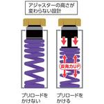 純正フロントフォーク用プリロードアジャスター PUP HYPERPRO(ハイパープロ)