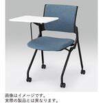 モノンチェア ネスティングタイプ クロスバック メモ台付 棚付 張地PV<配送時組立サービス付> イトーキ