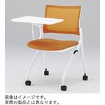 モノンチェア ネスティングタイプ メッシュバック メモ台付 棚付 クロームメッキ脚 張地JV<配送時組立サービス付> イトーキ