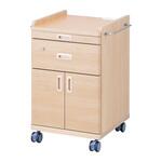 Lisare 木製床頭台 標準タイプ ライトブラウン Lisare BTI-LBシリーズ ナビス(アズワン)