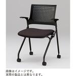 モノンチェア ネスティングタイプ 樹脂メッシュバック 肘付 棚付 張地PV<配送時組立サービス付> イトーキ
