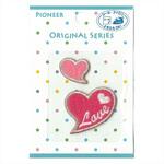 ワッペン Love パイオニア