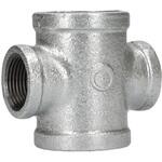 径違いクロス 可鍛鋳鉄製管継手(白) 日本継手(旧:JFE継手)