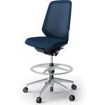 ノートチェア ハイポジションタイプ ハイバック 肘なし ランバーサポート付 メッシュJV アルミ脚<配送時組立サービス付> イトーキ