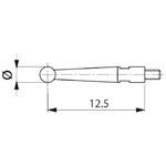 球形測定子 M1.4 Φ1mm L=12.5mm トリモス