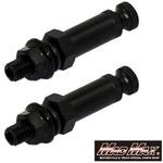 汎用 アルミ製 ウインカーステー M10×1.5 73mm マットブラック MAD MAX(マッドマックス)