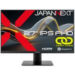 液晶ディスプレイ 27型/1920×1080/HDMI×1、DP×2/ブラック/スピーカー有/2年保証 JAPANNEXT