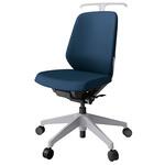 ノートチェア ローバック 肘なし ハンガー ランバーサポート付 クロスPV ナイロンキャスター<配送時組立サービス付> イトーキ