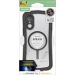 arrows We3 (F-52G) ケース ハイブリッド 衝撃吸収 MAGKEEP 磁力装着対応 ストラップホールシート付 Grippy エレコム