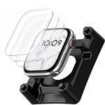アップルウォッチ 衝撃吸収フィルム 3枚入 【Series 11/10 42mm対応】 全面保護 高透明 貼り付けツール付 エレコム アップルウォッチ 衝撃吸収フィルム 3枚入 【Series 11/10 42mm対応】 全面保護 高透明 貼り付けツール付 エレコム