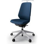 ノートチェア ハイバック 肘なし ハンガー ランバーサポート付 クロスPV ナイロンキャスター<配送時組立サービス付> イトーキ