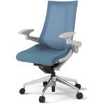 アクトチェア 可動肘 ランバーサポートなし アルミミラー脚 メッシュJE ウレタンキャスター<配送時組立サービス付> イトーキ