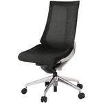 アクトチェア 肘なし ランバーサポートなし アルミミラー脚 メッシュJE ナイロンキャスター<配送時組立サービス付> イトーキ