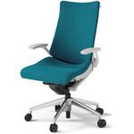 アクトチェア 固定肘 ハンガー ランバーサポート付 アルミミラー脚 クロスPS ウレタンキャスター<配送時組立サービス付> イトーキ