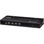 2ポートUSB HDMIデュアルディスプレイKVMP(TM)スイッチ(4K対応、2ポートUSB 2.0ハブ搭載) ATEN