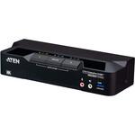 2ポートUSB DisplayPort KVMP(TM)スイッチ(8K対応、2ポートUSB3.2 Gen1ハブ搭載) ATEN
