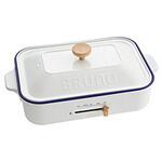 コンパクトホットプレート  ホーローホワイト BRUNO(ブルーノ)