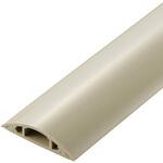 配線カバー 床用 モール (長さ1m × 幅54mm) R形状 配線隠し ケーブルカバー 設置用テープ付き エレコム