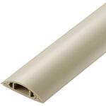 配線カバー 床用 モール (長さ1m × 幅45mm) R形状 配線隠し ケーブルカバー 設置用テープ付き エレコム