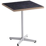 セレクトカフェテーブル 角型60cm角 シルバー脚〔ストエキオリジナル〕 ストア・エキスプレス