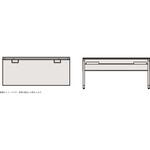 インクルード 矩形デスク スタンダードタイプ 単体型  W1400<配送時組立サービス付> イトーキ