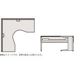 インクルード 90度オペレーションデスク(6/6) スタンダードタイプ 単体型 W1800×1800<配送時組立サービス付> イトーキ