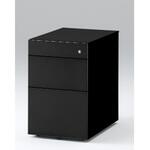 インステート ワゴン3段 シリンダー錠 レギュラーD590<配送時組立サービス付> イトーキ