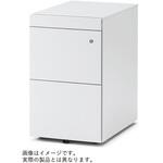 インステート ワゴンA4・2段・ペントレイ引出し ダイヤル錠 ロングD695 キャスターロック付<配送時組立サービス付> イトーキ