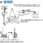 スクリューカムクランプ”J型”(シングル・アイタイプ) スーパーツール スクリューカムクランプ”J型”(シングル・アイタイプ) スーパーツール