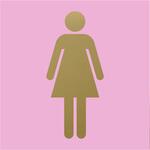 キャリエーター ステンレスチタンゴールド 女性マーク 光 キャリエーター ステンレスチタンゴールド 女性マーク 光