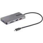 マルチポートアダプター/USB Type-C接続/デュアルモニター/4K HDMI/100W USB PD/2x USB-Aハブ/GbE/SDカードリーダー StarTech.com