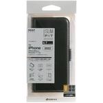 6810IP247BO iPhoneSE第3世代 スマートフリップ手帳型ケース BK ラスタバナナ