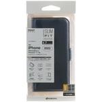 iPhoneSE第3世代 スマートフリップ手帳型ケース NV ラスタバナナ