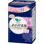 ‐ ロリエしあわせ素肌35特に多い夜用羽14コ 花王