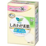 ‐ ロリエ しあわせ素肌 ボリュームパック 超スリム多い昼用22．5cm 羽つき 36個 花王