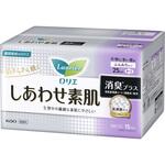 ‐ ロリエしあわせ素肌消臭特に多い昼用羽つき15コ入 花王