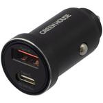 USB シガーソケット充電アダプタ USB Type-Cx1 USB Type-Ax1 グリーンハウス
