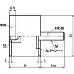 鍋屋バイテック会社 防振ゴム ゴムバンパ(片側めねじ・片側おねじ) NBK(鍋屋バイテック会社) 鍋屋バイテック会社 防振ゴム ゴムバンパ(片側めねじ・片側おねじ) NBK(鍋屋バイテック会社)