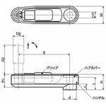 鍋屋バイテック会社 アルミクランクハンドル NBK(鍋屋バイテック会社)