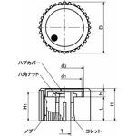 鍋屋バイテック会社 アルミコントロールノブ コレットタイプ NBK(鍋屋バイテック会社) 鍋屋バイテック会社 アルミコントロールノブ コレットタイプ NBK(鍋屋バイテック会社)