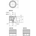 鍋屋バイテック会社 アルミコントロールノブ コレットタイプ NBK(鍋屋バイテック会社) 鍋屋バイテック会社 アルミコントロールノブ コレットタイプ NBK(鍋屋バイテック会社)