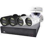 SecuSTATION PoE4ch録画装置+500万画素防犯カメラ4台セット SecuSTATION