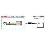 AP113A オーディオ変換プラグ(ステレオ標準⇔ステレオミニ) AP-113A JVC(ビクター)
