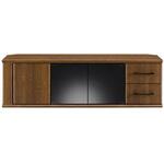 ～55V型対応テレビ台 AS-HJ1260-MB コーナー設置対応 朝日木材加工 (AVAWOOD)