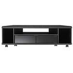 ASKAD1200 テレビラック 推奨テレビサイズ～52V  ブラック AS-KAD1200-B 朝日木材加工 (AVAWOOD)