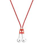 LEATHERSTRAPRD Tapper レザーイヤホンストラップ For AirPods (レッド)  RED Leather-Strap-RD Tapper(タッパー)