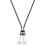 LEATHERSTRAPBK Tapper レザーイヤホンストラップ For AirPods (ブラック)  BLACK Leather-Strap-BK Tapper(タッパー)