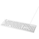 USB接続 有線スタンダードキーボード ホワイト BUFFALO(バッファロー)